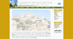 Desktop Screenshot of luberon-en-provence.com